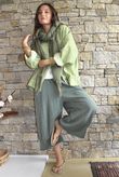 Hippie Shake Linen Blend Shirt Jacket Washed Lawn